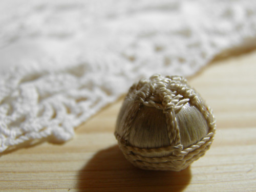 Starý nitěný knoflík — foto 6