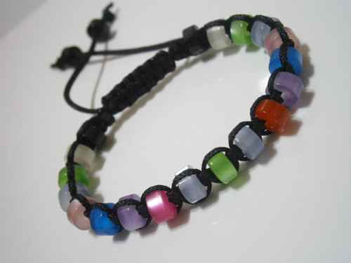 Dětský náramek (shamballa/macramé) — foto 3