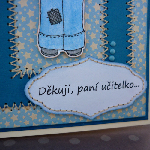 Děkovací: paní učitelce (s klukem) V. — foto 3