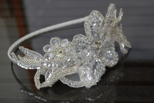 Wedding Lace Flower Collection ... čelenka — foto 2