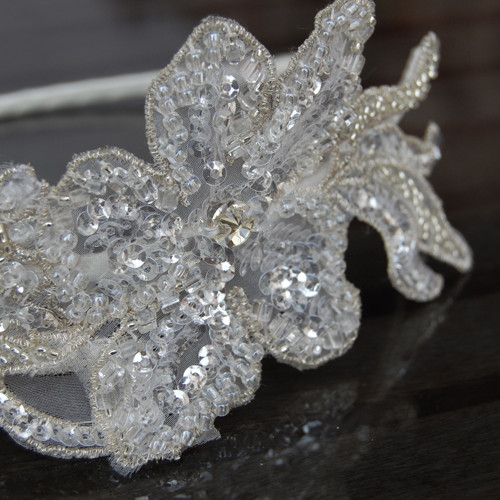 Wedding Lace Flower Collection ... čelenka — foto 4