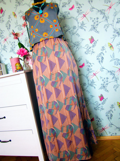 Šaty eclectic boho hedvábí — foto 3