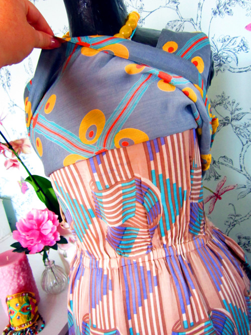 Šaty eclectic boho hedvábí — foto 4