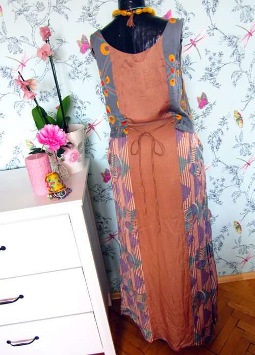 Šaty eclectic boho hedvábí — foto 5