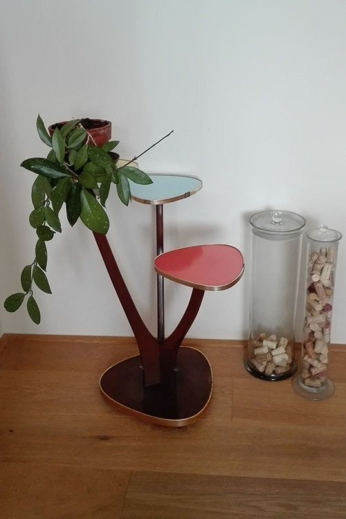 Retro květinový stolek — foto 2