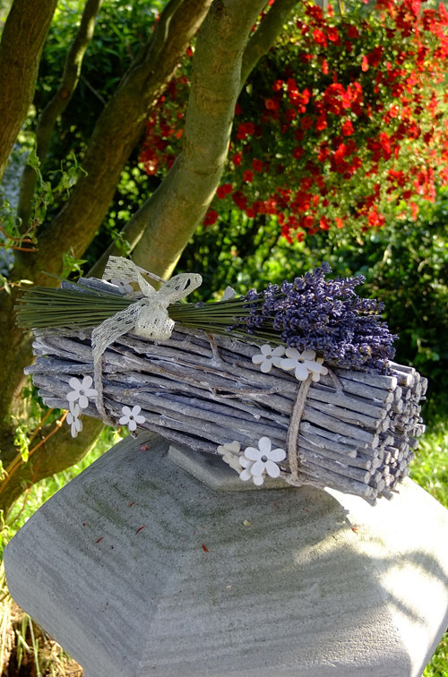 Celoroční dekorace - Otýpka s levandulí — foto 5