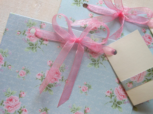 Růžičky na modré - obal na CD 13x14 cm — foto 2