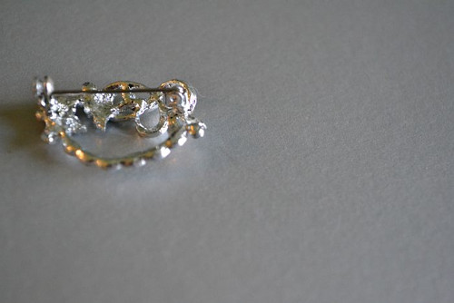 Košíček diamantů - brož * — foto 4