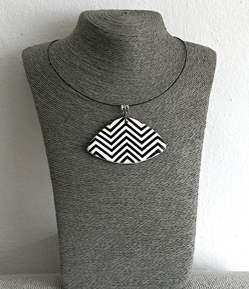 Černo.bílý chevron I. — foto 3