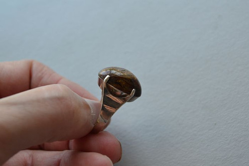 Austrálie - prsten s boulder opálem * — foto 2