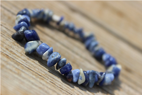 Sodalit.. Minerálový náramek. — foto 3