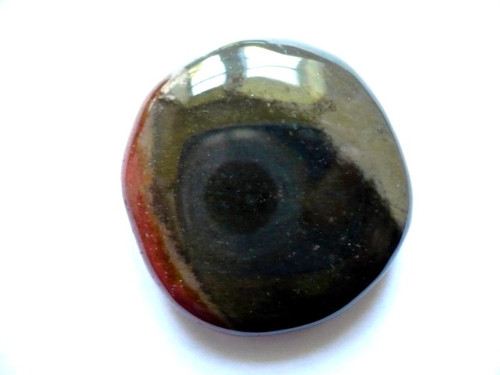 Troml. placka - jaspis polychrom, č.1037 — foto 2