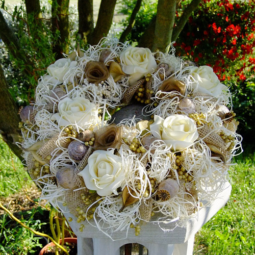 Celoroční věnec A lá Shabby — foto 2