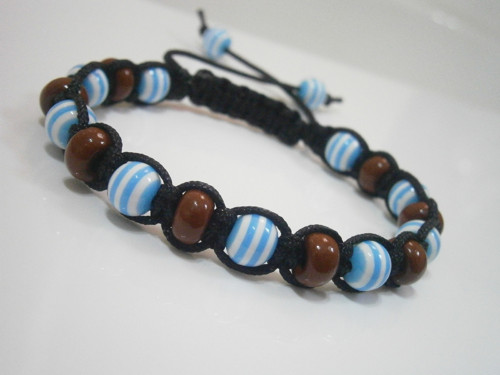Pánský námořnický náramek (macramé) — foto 3