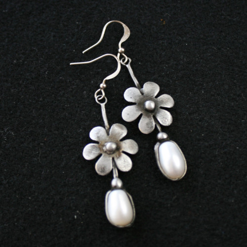 Náušnice perlové — foto 4