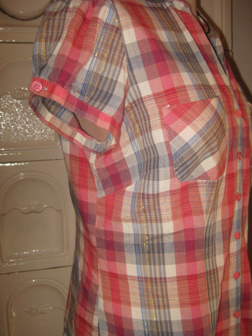 Kostkovaná košile-country styl — foto 3