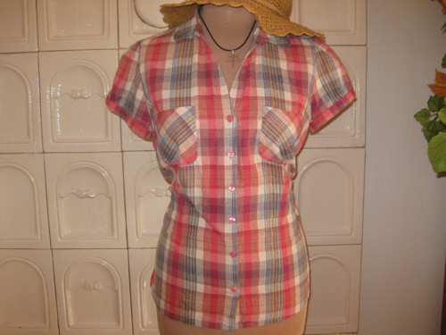 Kostkovaná košile-country styl — foto 5