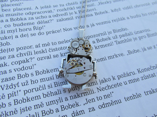 Robot, Steampunkový náhrdelník, Android — foto 5