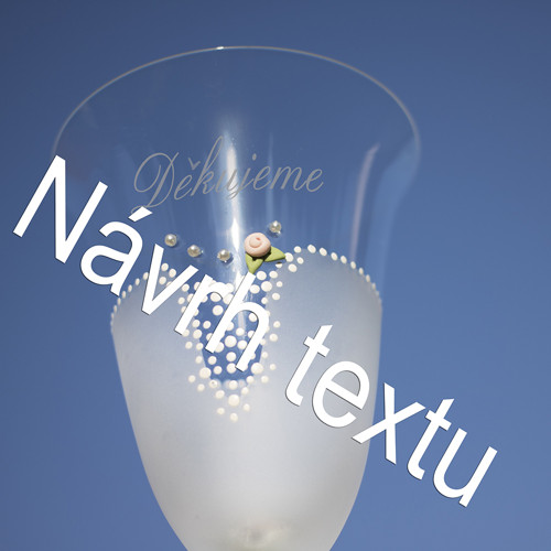 Svatební přípitkové skleničky — foto 2