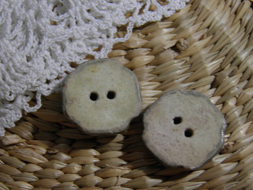 Keramické - hliněné knoflíky — foto 3