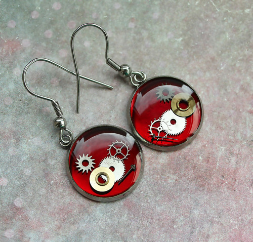 Earings /red/ — foto 2