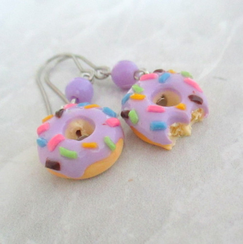 Náušnice donuty — foto 3
