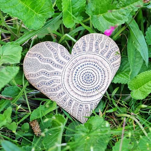 Velká keramická magnetka Srdíčko — foto 2