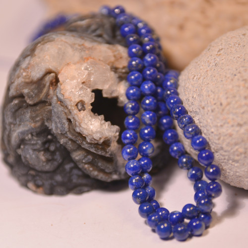 LA200 - Lapis lazuli - kulička 3 mm /2ks/ — foto 2