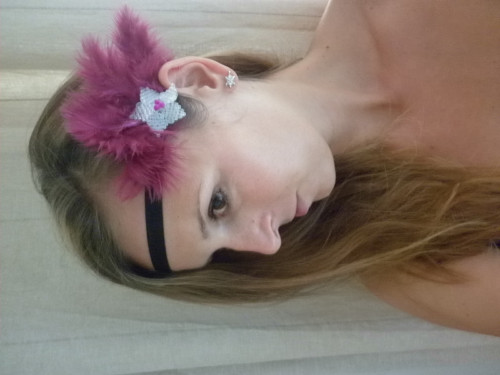Čelenka s peřím růžová — foto 5