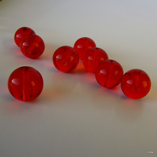 Mačkané korálky * kulička * 16mm * 3 ks /bal — foto 2