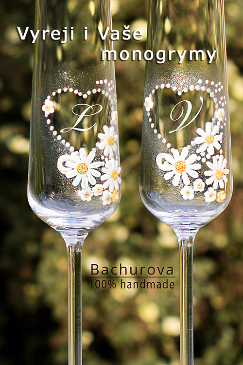 Svatební přípitkové skleničky — foto 2