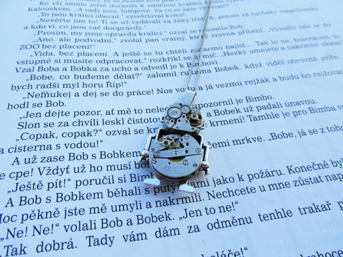 Robot, Steampunkový náhrdelník, Android — foto 3