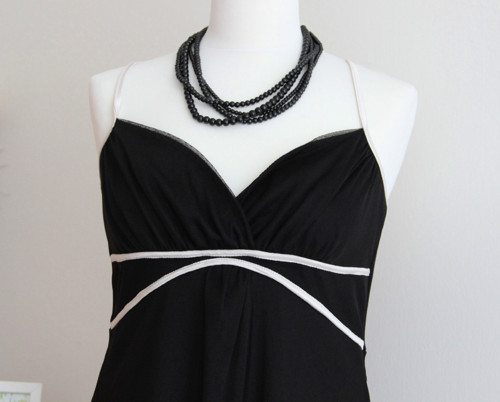 Black and white stylové šatičky — foto 3