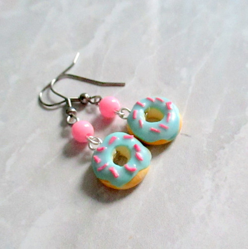 Náušnice donuty — foto 3