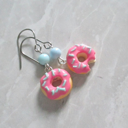 Náušnice donuty — foto 3