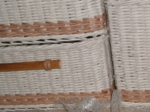 Přírodní košíčky s proužkem — foto 2