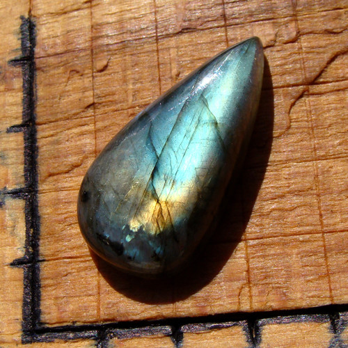Kabošon Labradorit 36x19mm — foto 2