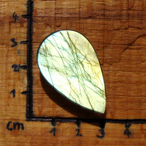 Kabošon Labradorit 37x22mm — foto 2