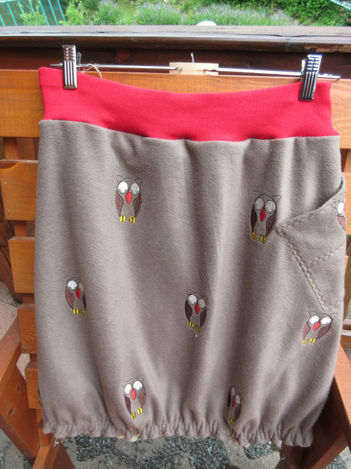 Sukně fleece- sovičková — foto 2