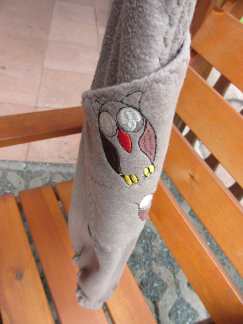 Sukně fleece- sovičková — foto 3