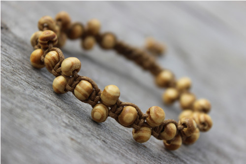 Blíž k přírodě.. Náramek shamballa/macramé — foto 6