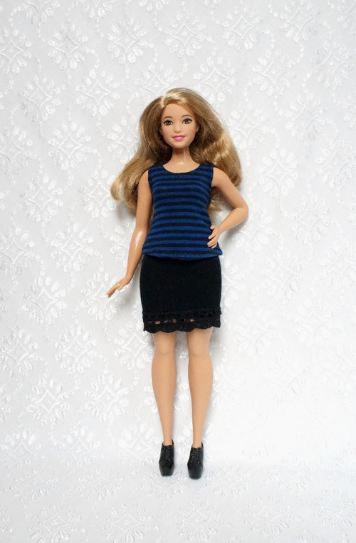 Tričko + sukně pro Barbie 2016 - baculku — foto 2