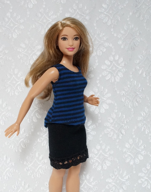 Tričko + sukně pro Barbie 2016 - baculku — foto 3