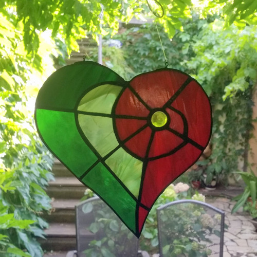 Romantické srdce do okna — foto 4