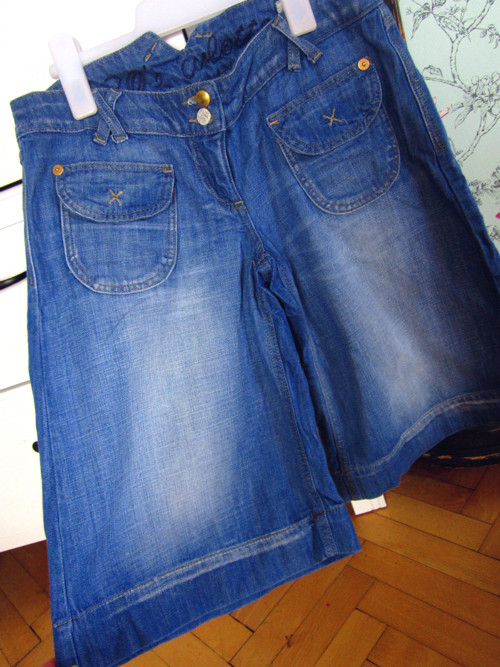 Jeans kraťásky — foto 3