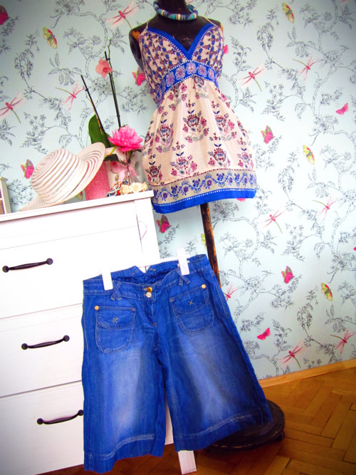 Jeans kraťásky — foto 5