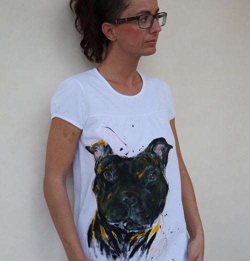 Staffie bulíkem... triko — foto 2