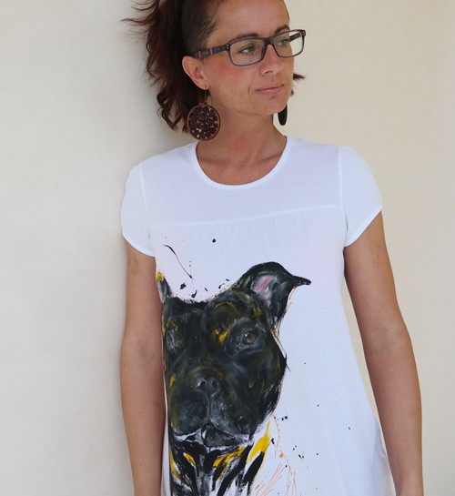Staffie bulíkem... triko — foto 3
