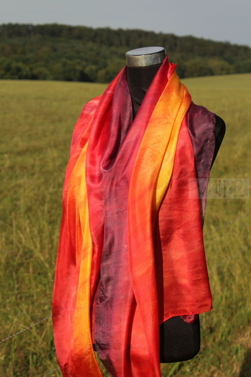 Hedvábí 90*180cm - V ohni — foto 2