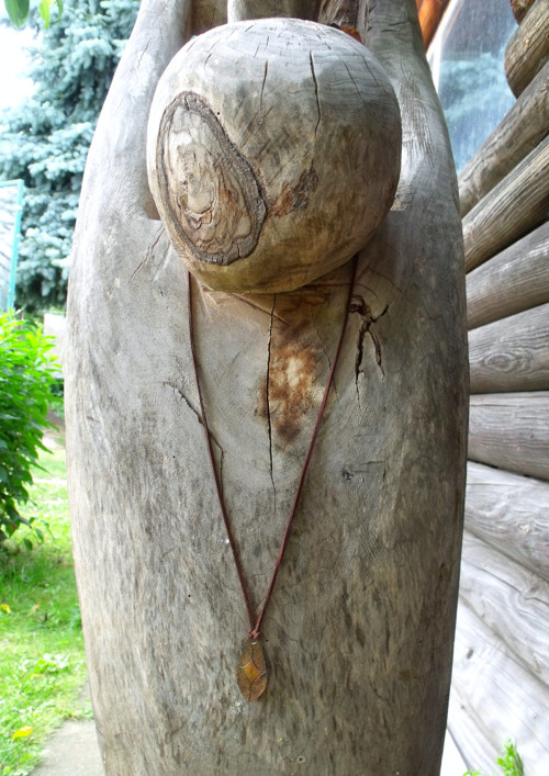 Měděný přívěsek KAPKA — foto 4